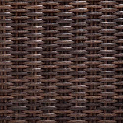 Hanover - Ventura 4pc Fire Pit Set with Wood Grain Tile Top - Brown/Navy-United Backyard