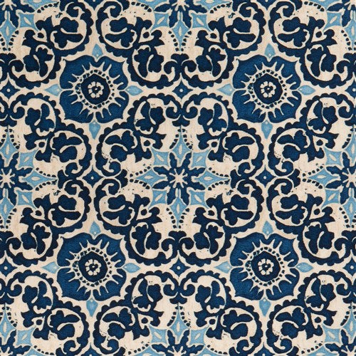 Hanover - Ventura 4pc Fire Pit Set with Wood Grain Tile Top - Brown/Navy-United Backyard