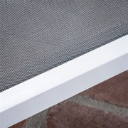 Hanover - Windham 3pc Chaise Set: 2 Chaise Lounges and Gas Fire Pit - White/Gray-United Backyard