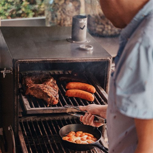 Keveri - H1 Charcoal Oven, Grills/Smoker/Pizza Incl Grill Cover & SS Tongs - Medium Rare-United Backyard