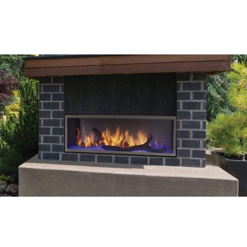 Majestic - 48" Lanai Contemporary Outdoor Linear Vent Free Gas Fireplace with IntelliFire Plus Ignition System-United Backyard