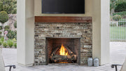 Majestic - Courtyard 42" Traditional Outdoor Vent Free Natural Gas Fireplace With Traditional Stacked Concrete Refractory and IntelliFire Ignition System-United Backyard