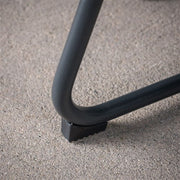 Mod Furniture - 3pc Seating Set: 2 steel side chairs, accent table - White-United Backyard