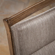 Mod Furniture - Atlas 7pc Dining Set: 6 Swivel Padded Chrs and 74"x40" Tressle Table - Tan-United Backyard