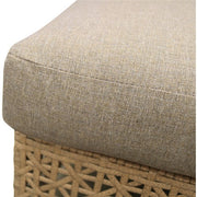 Mod Furniture - Emma 5pc Seating Set: 2 Corners, 2 Armless Chairs, Ottoman - Tan/Grey-United Backyard