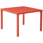 Mod Furniture - Luna 5pc: 4 Slat Dining Chairs, 41" Slat Table - Coral-United Backyard