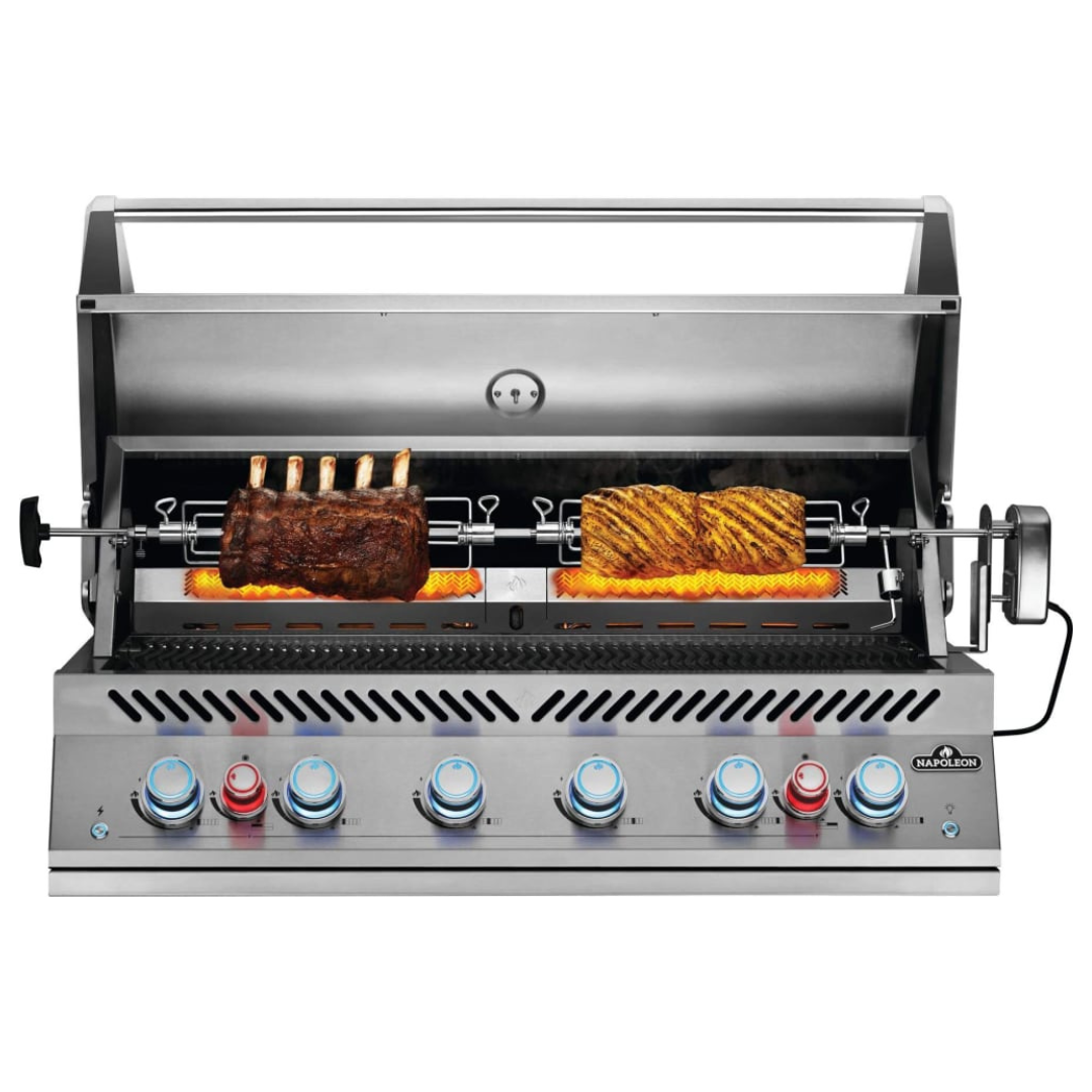 Napoleon BBQ - 44" Built-in 700 Series Gas Grill with Dual Infrared Rear Burners - Natural Gas-United Backyard