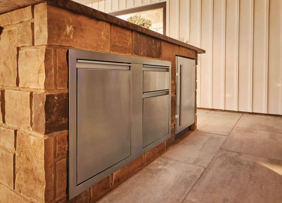 Napoleon BBQ - OUTDOOR RATED STAINLESS STEEL FRIDGE-United Backyard