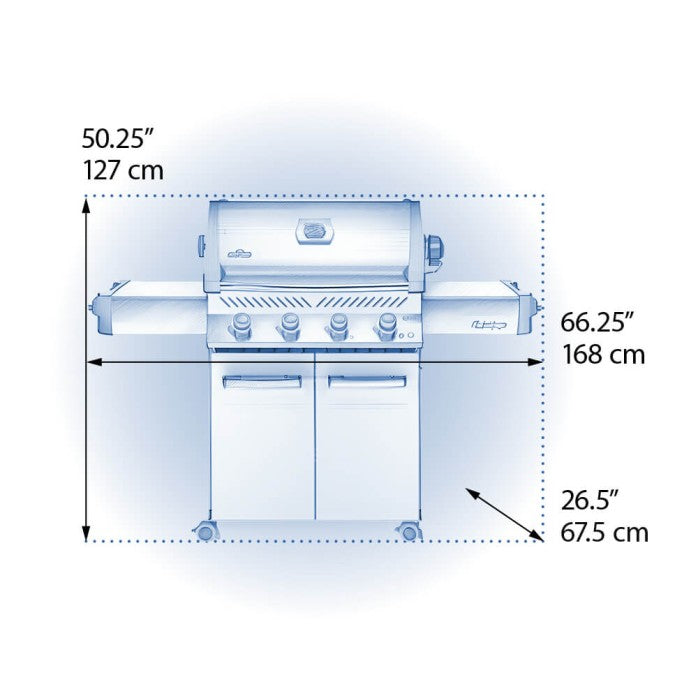 Napoleon BBQ - PRESTIGE 500 - Liquid Propane-United Backyard