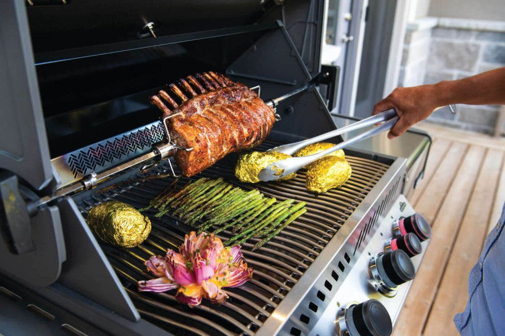 Napoleon BBQ - PRESTIGE® 500 RSIB WITH INFRARED SIDE AND REAR BURNERS - Liquid Propane-United Backyard