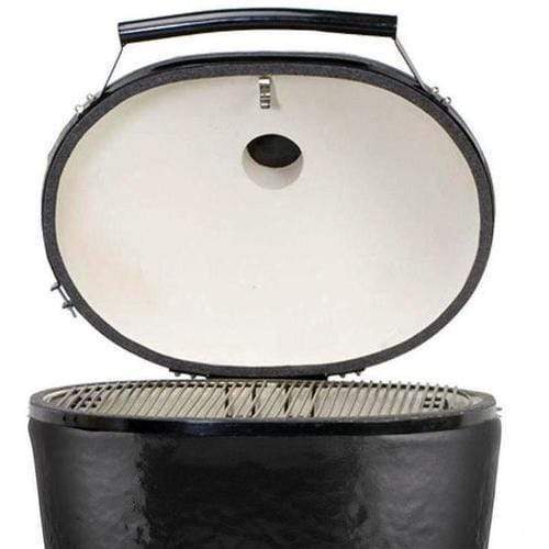 Primo - All-In-One Oval XL 400 Ceramic Charcoal Grill-United Backyard