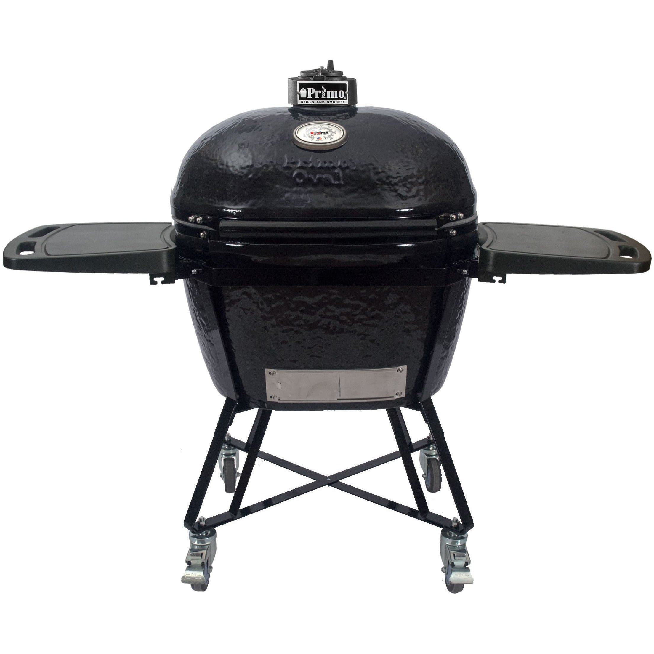 Primo - All-In-One Oval XL 400 Ceramic Charcoal Grill-United Backyard