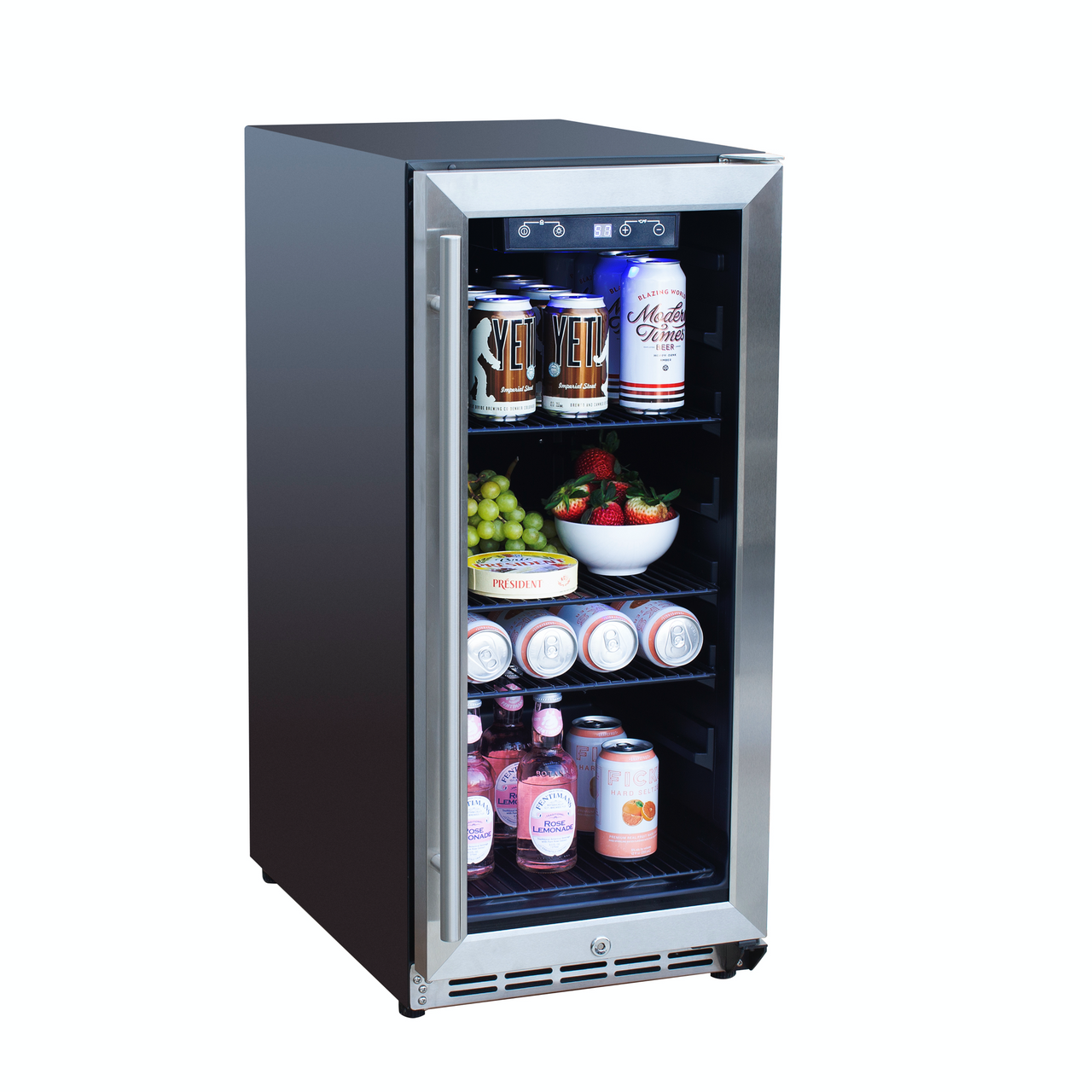 Summerset - 15" Outdoor Rated Fridge w/Glass Door-United Backyard