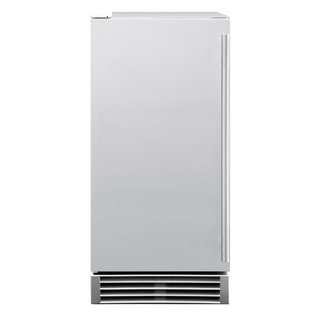 Summerset - 15" UL Outdoor Rated Ice Maker w/Stainless Door - 50 lb. Capacity-United Backyard