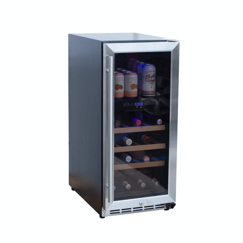 Summerset - 24" 5.3 Cu. Ft. 54 Bottle Capacity Outdoor Rated Deluxe Wine Cooler-United Backyard