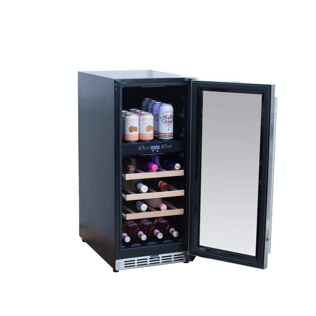 Summerset - 24" 5.3 Cu. Ft. 54 Bottle Capacity Outdoor Rated Deluxe Wine Cooler-United Backyard