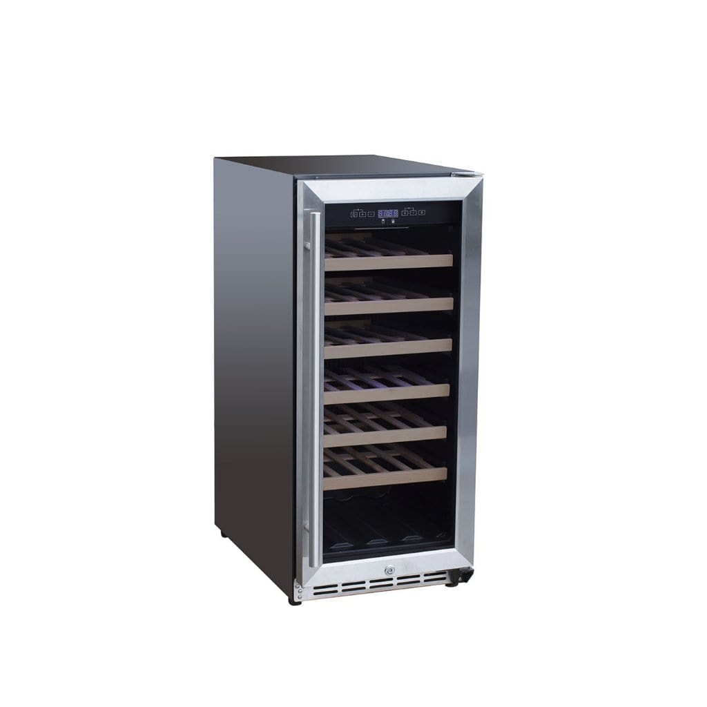 Summerset - 24" 5.3 Cu. Ft. 54 Bottle Capacity Outdoor Rated Deluxe Wine Cooler-United Backyard