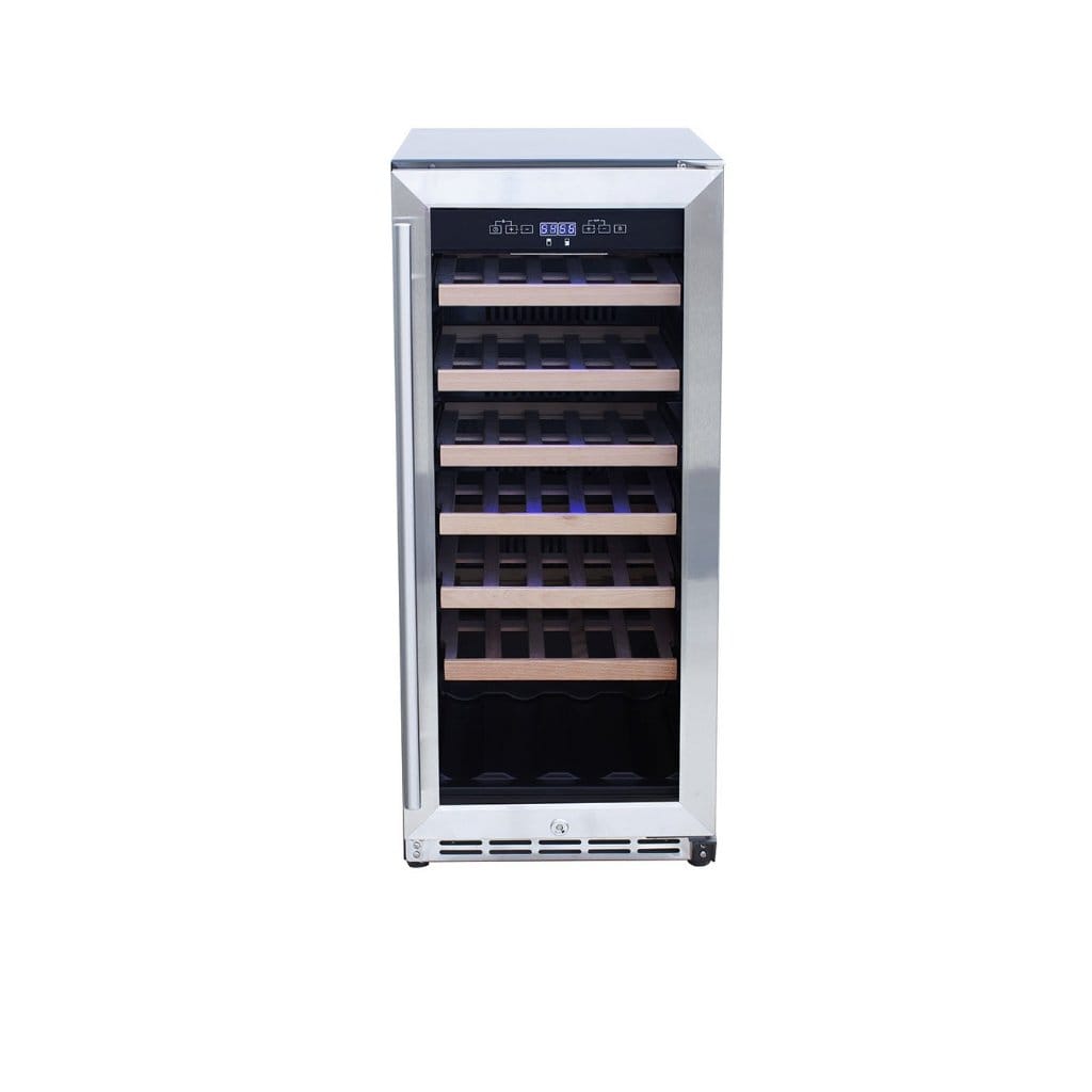 Summerset - 24" 5.3 Cu. Ft. 54 Bottle Capacity Outdoor Rated Deluxe Wine Cooler-United Backyard