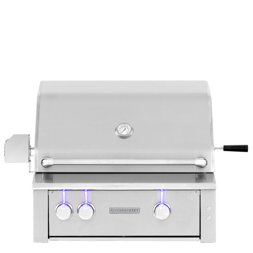 Summerset - 30-Inch Alturi 2-Burner Built-In Natural Gas Grill with Rotisserie in Stainless Steel-United Backyard