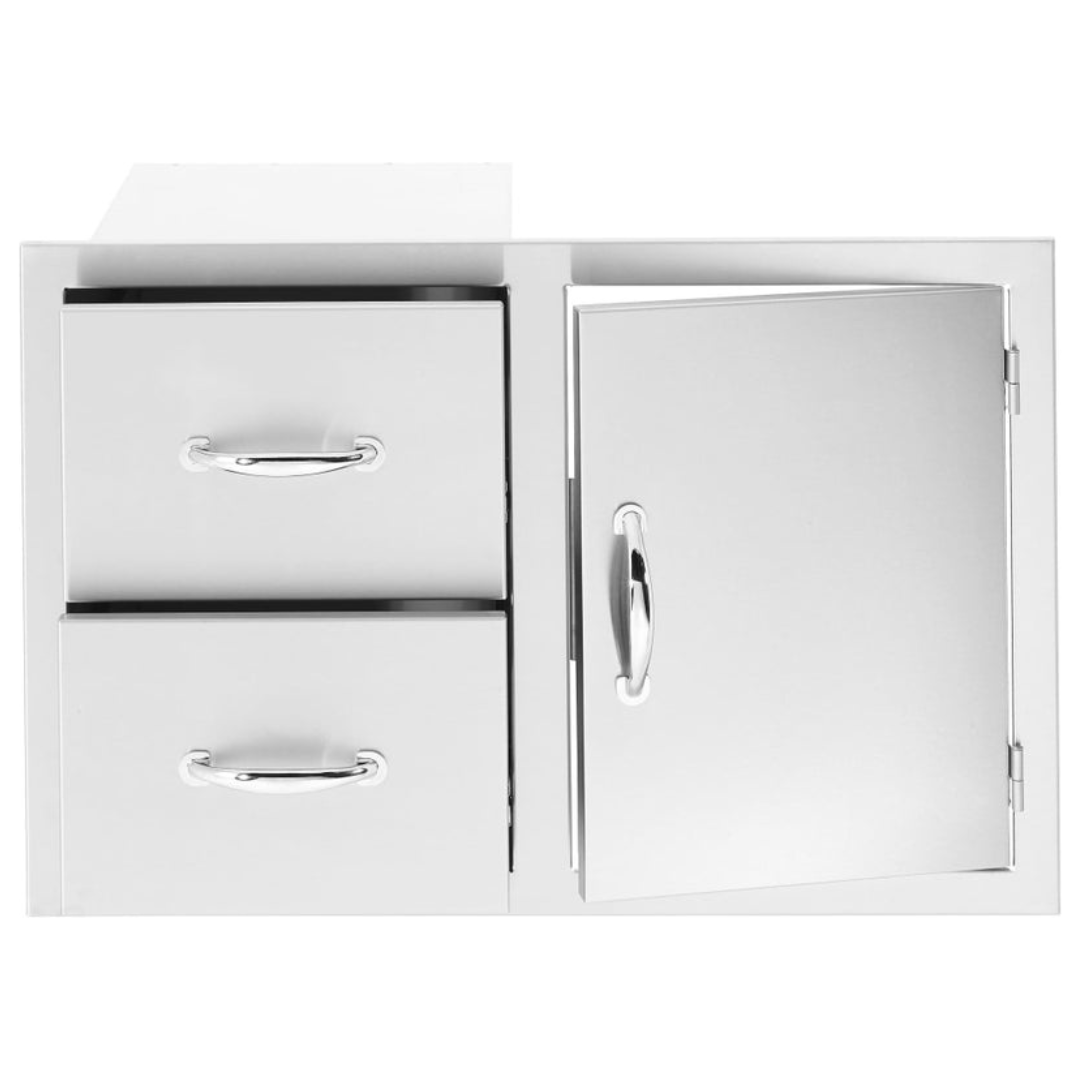 Summerset - 30" Stainless Steel 2-Drawer & Access Door Combo-United Backyard