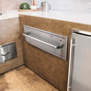 Summerset - 36" Stainless Steel Built-In 120V Outdoor Electric Warming Drawer-United Backyard