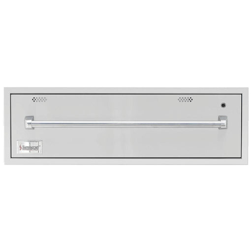 Summerset - 36" Stainless Steel Built-In 120V Outdoor Electric Warming Drawer-United Backyard