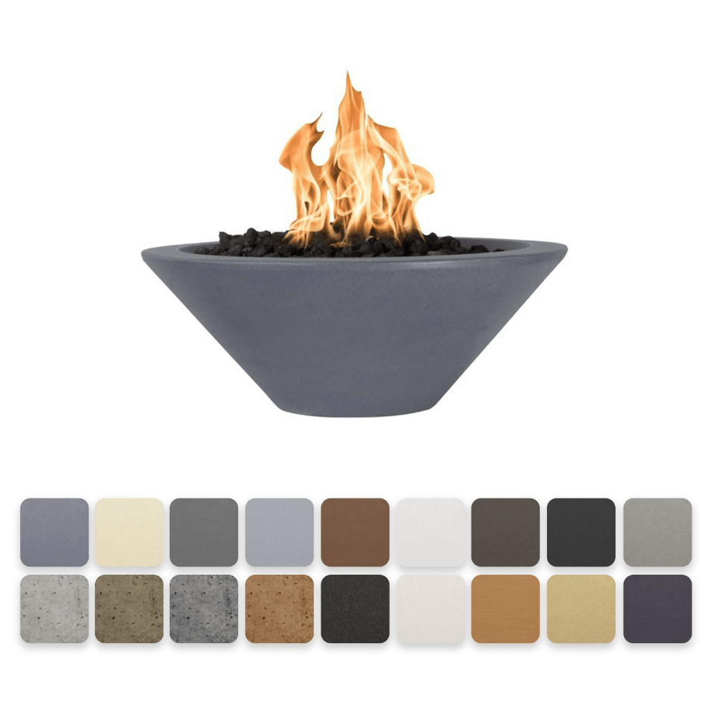 The Outdoor Plus - 24" Cazo GFRC Concrete Round Fire Bowl-United Backyard