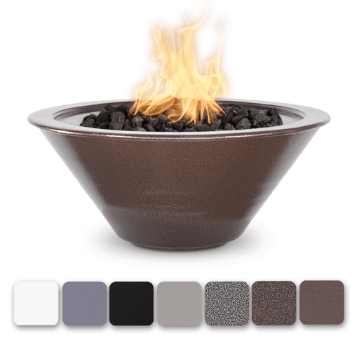 The Outdoor Plus - 30" Cazo Powder Coated Steel Round Fire Bowl-United Backyard