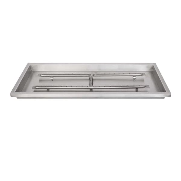 The Outdoor Plus - 84" Rectangular Stainless Steel Drop-In Pan and 72 Inch H-Burner-United Backyard