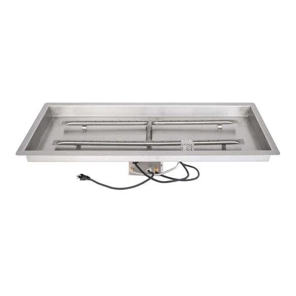 The Outdoor Plus - 84" Rectangular Stainless Steel Drop-In Pan and 72 Inch H-Burner-United Backyard