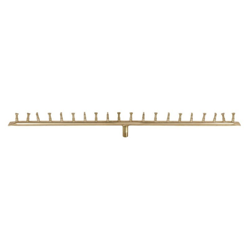 The Outdoor Plus - 96 Inch Brass Linear Bullet Burner-United Backyard